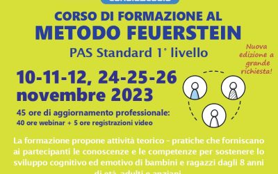 Corso PAS standard 1° livello, novembre 2023