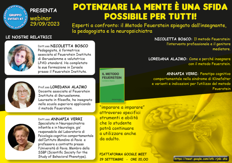 Esperti a confronto: il metodo Feuerstein spiegato dall’insegnante, dalla pedagogista e dalla neuropsichiatra