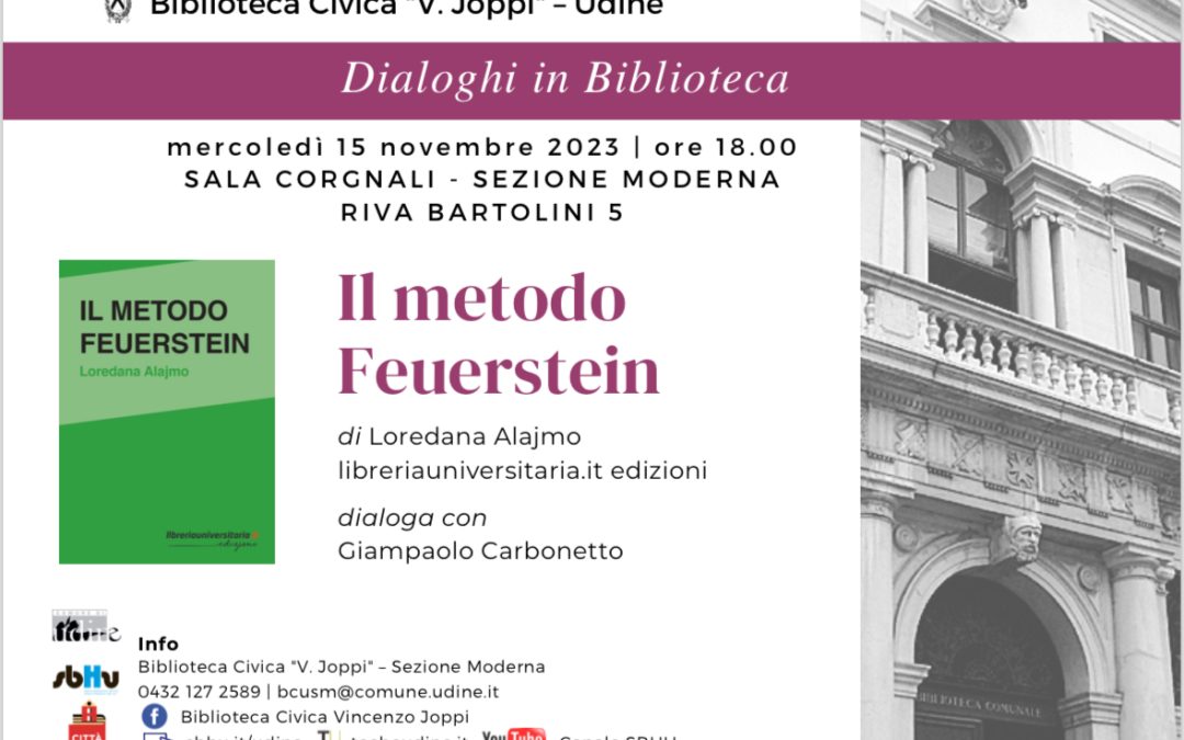 Presentazione de “Il metodo Feuerstein” in biblioteca a Udine