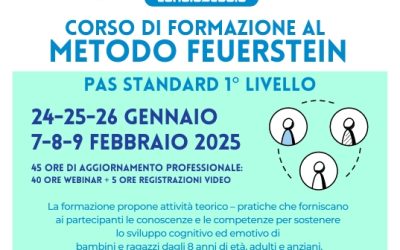 Corso PAS standard 1° livello, gennaio – febbraio 2025