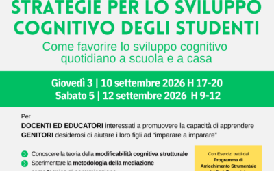 Strategie per lo sviluppo cognitivo degli studenti